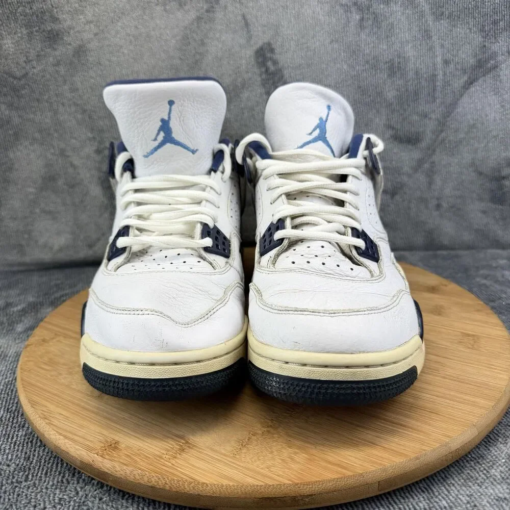 Jordan Air Jordan 4 Shoes Mens Size 11 White Mid Top Sneakers 314254-107